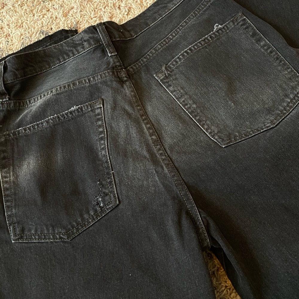 Free People Distressed High Rise Jeans - Picture 8 of 8